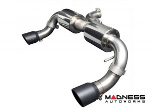 Ford Bronco Performance Exhaust System - Axle Back - Dual Exit - Injen - 3" - Black Tips